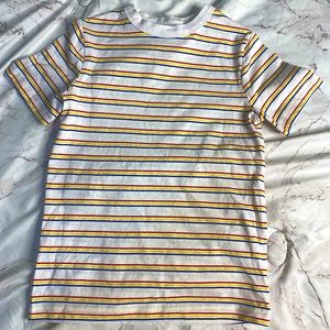 Multicoloured Stripe Joe Fresh T-Shirt